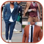 latest black men fashion android application logo